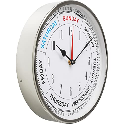 kare-design-barometer-wanduhr-silber-rund-30-cm image 8