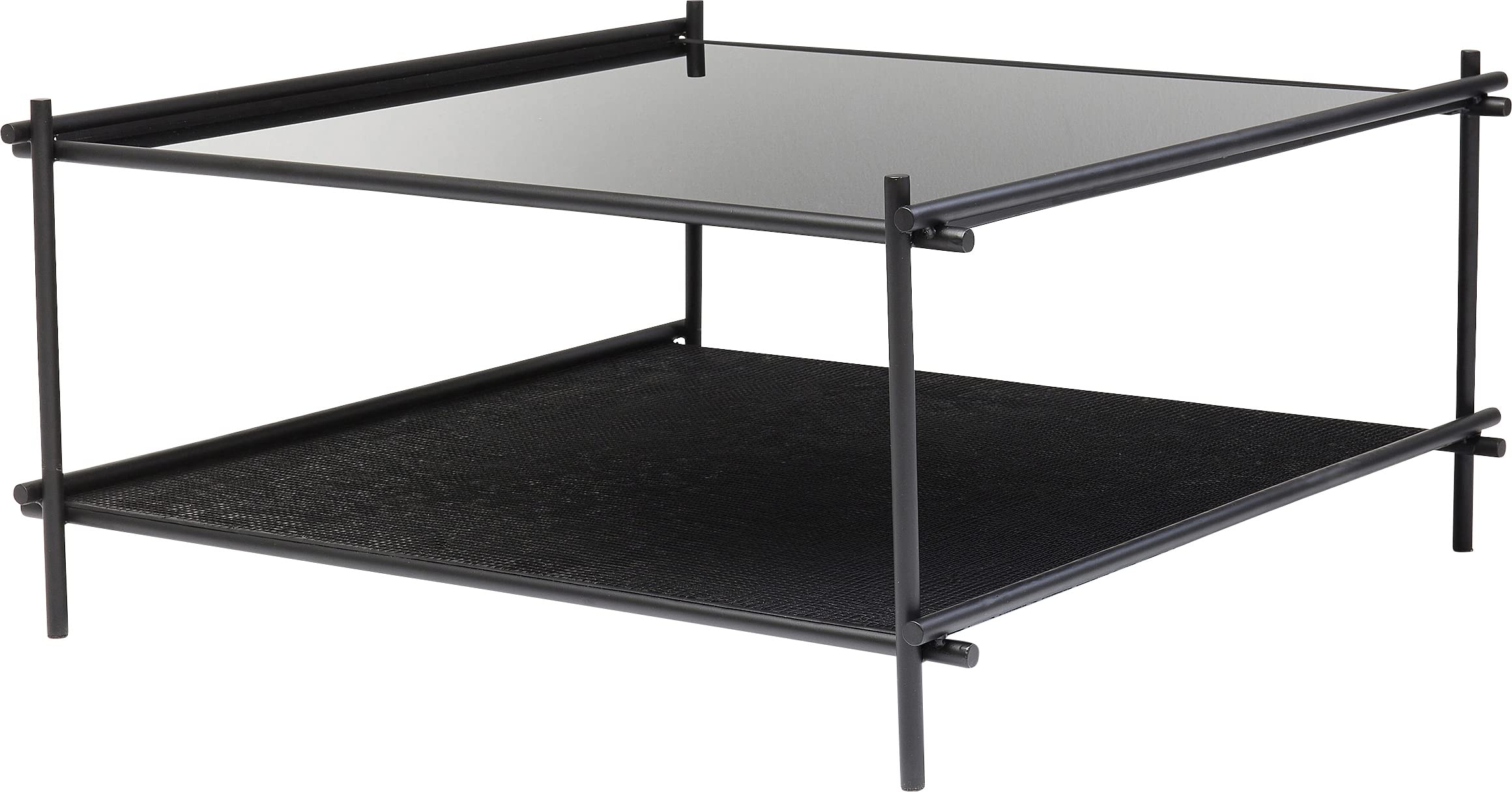 kare-design-couchtisch-mesh-80x80-cm-schwarz-mit-pvc-netzablage image 5