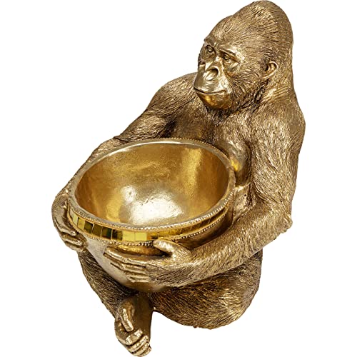 kare-design-figur-gorilla-holding-bowl-41-cm-gold-mit-schale image 8