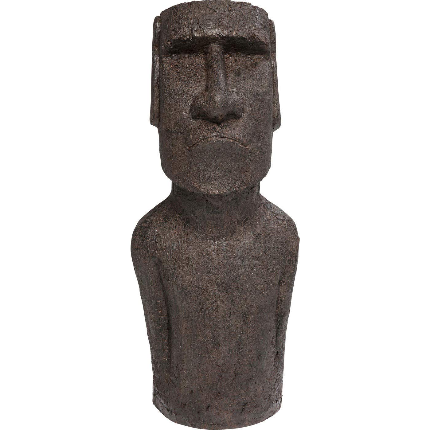 kare-design-deko-objekt-easter-island-grau-bodenfigur-skulptur-80x34x26-cm image 1