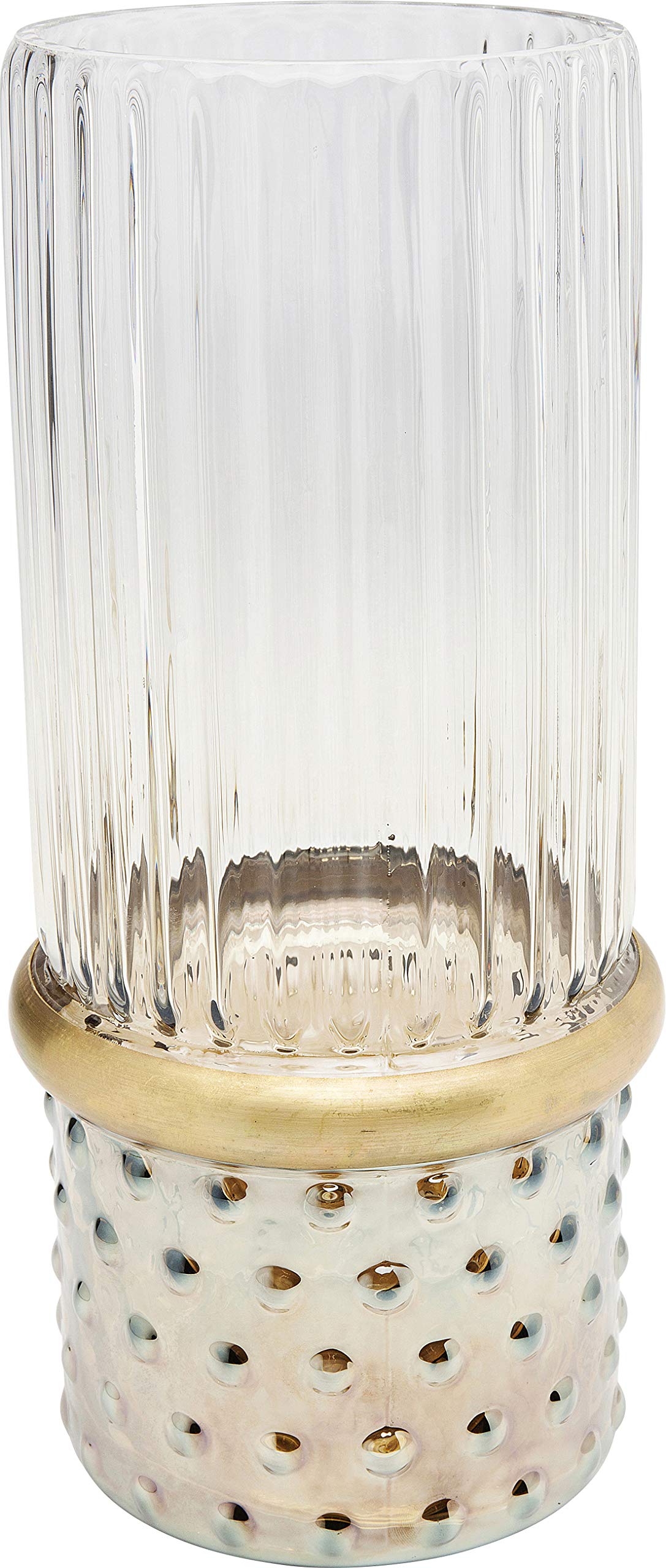 kare-design-vase-la-glas-klar-gold-glasvase-zylinder image 4