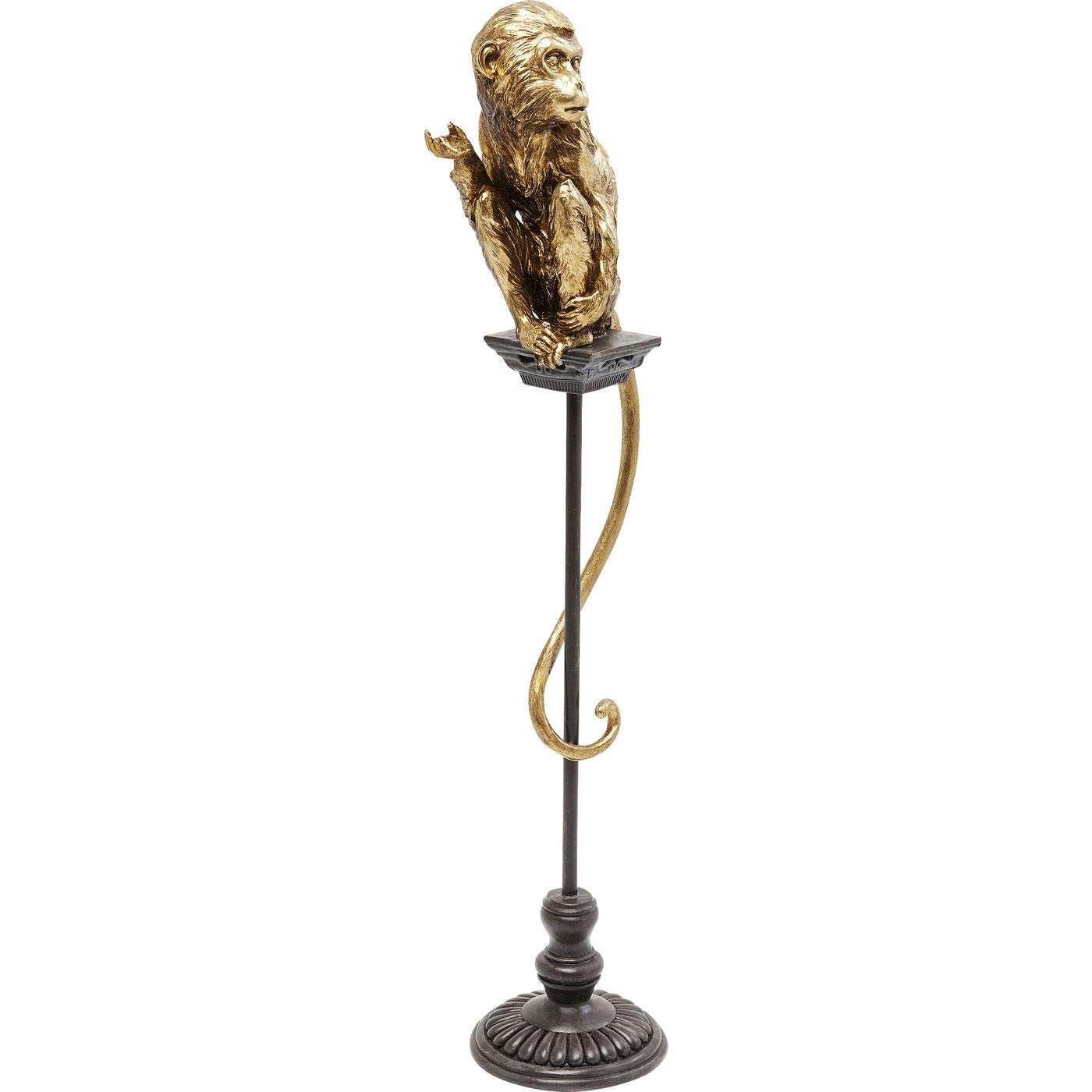 kare-design-deko-objekt-circus-monkey-109x32x21-cm-gold image 4