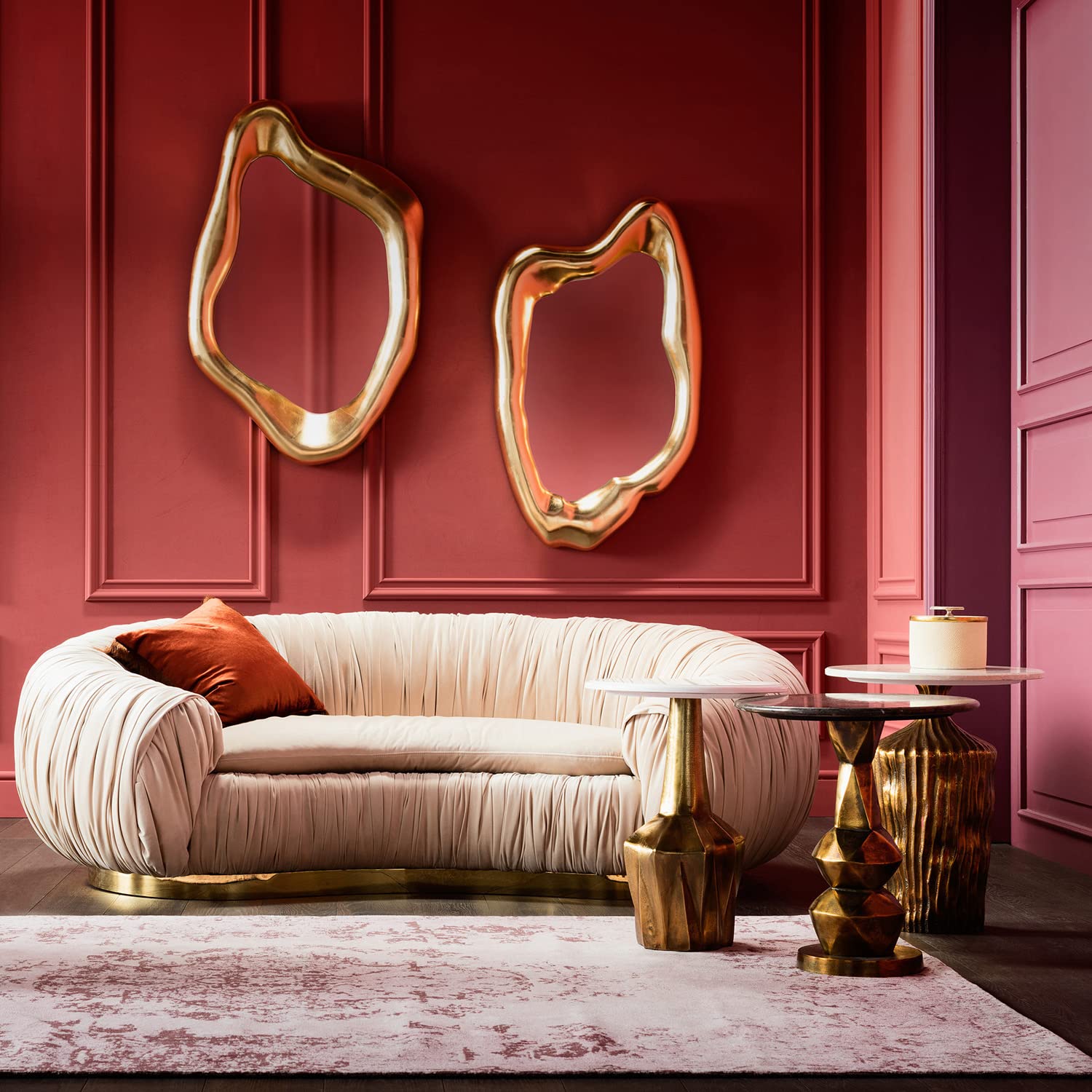 kare-design-spiegel-hologram-gold-119x76x9-cm-organisch image 2