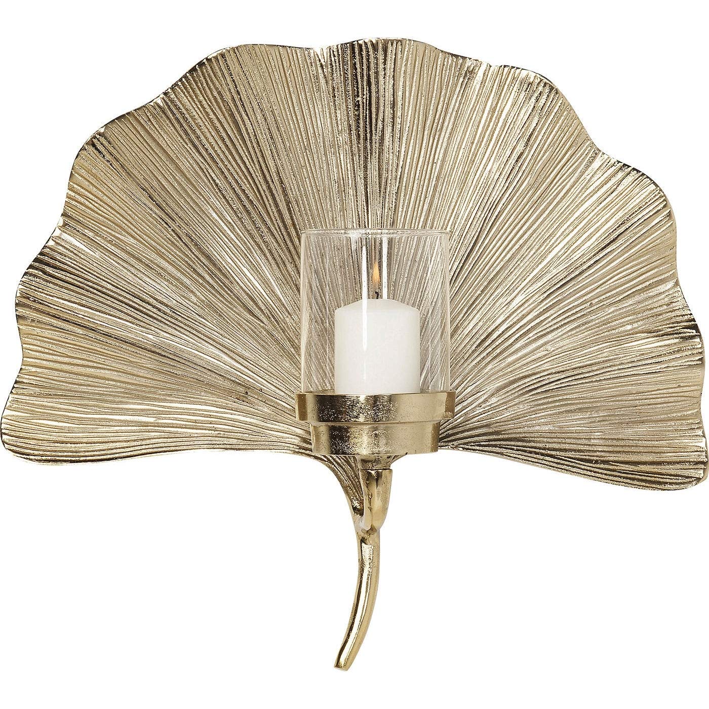 kare-design-wandkerzenhalter-ginkgo-blatt-gold-45-cm image 3