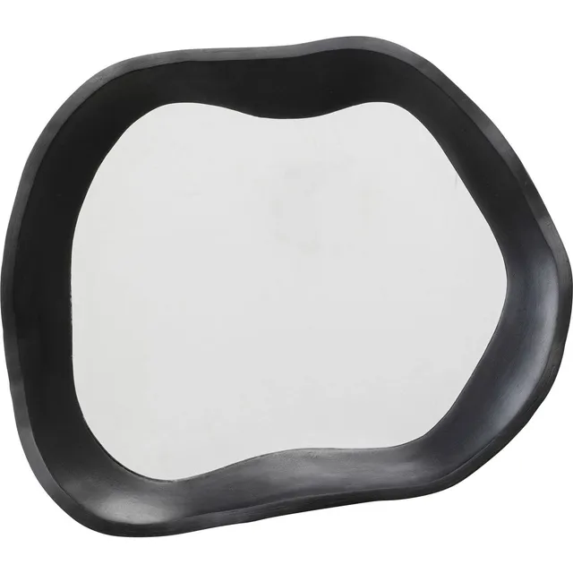 kare-design-dynamic-wandspiegel-schwarz-40x34-cm-spiegel-horizontal-mit-rahmen image 1