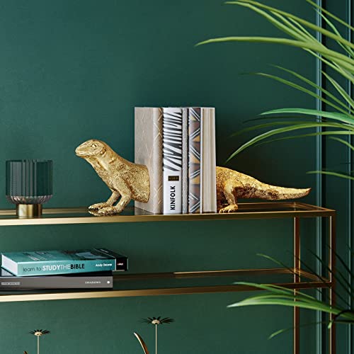 kare-design-buchst-tze-eidechse-gold-2er-set-kunststein-16-2x45x20cm image 7