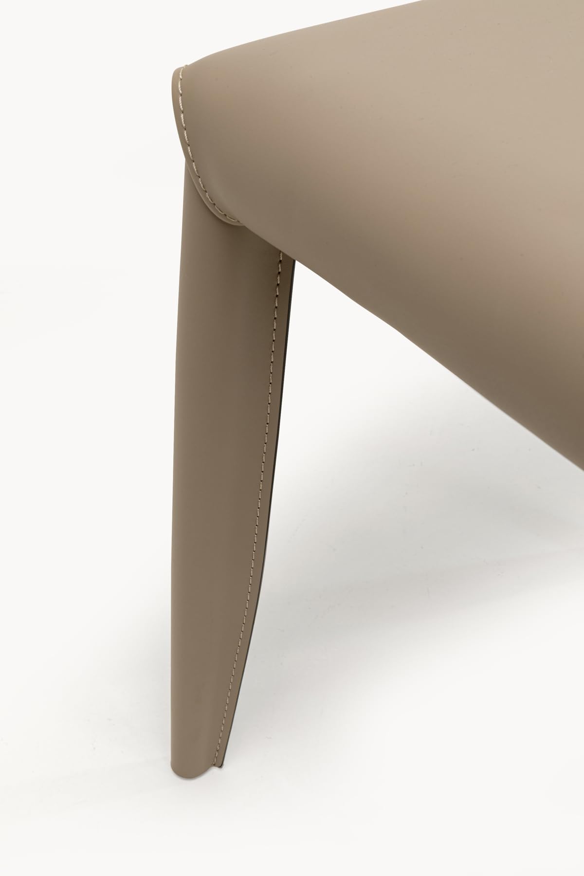 kare-design-hocker-monza-hellgrau-35x35x46-cm-sitzhocker-lederoptik-mit-stahlf-e image 4
