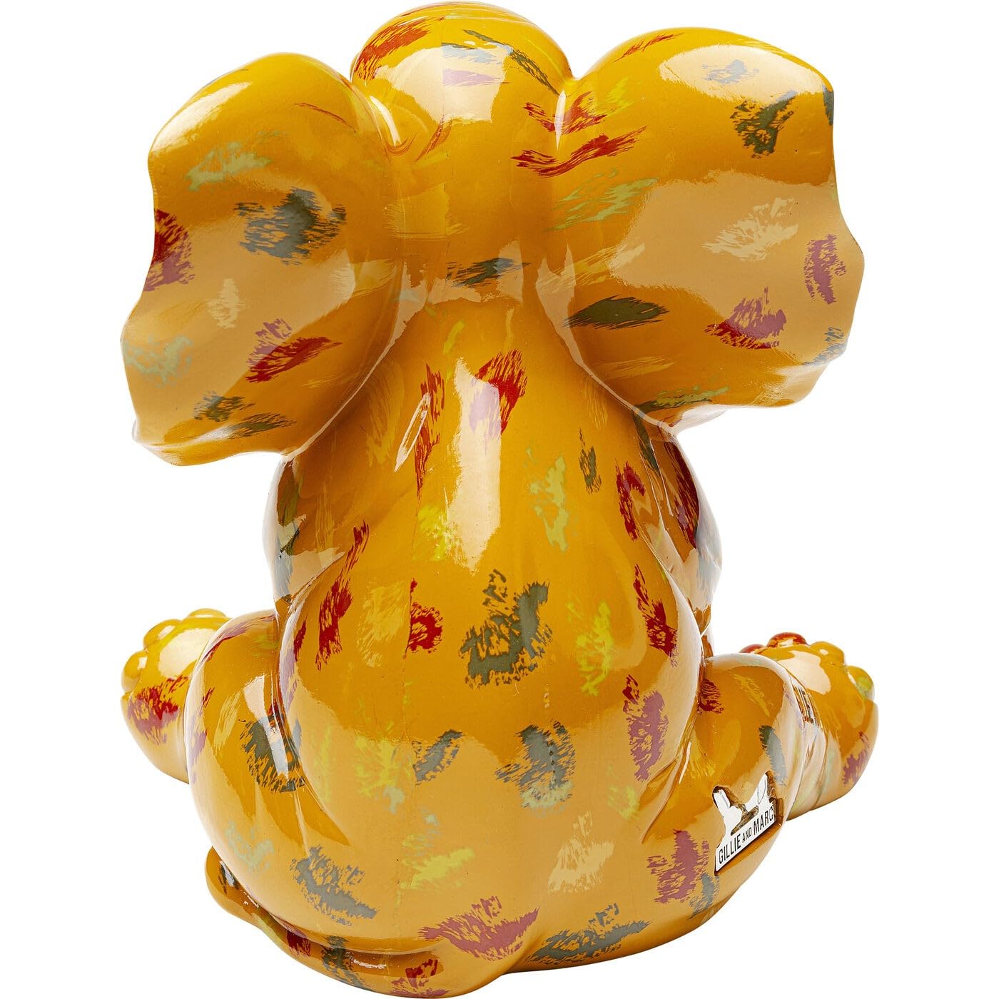 kare-design-dekofigur-elephant-dots-gelb-16x19x20-cm image 3