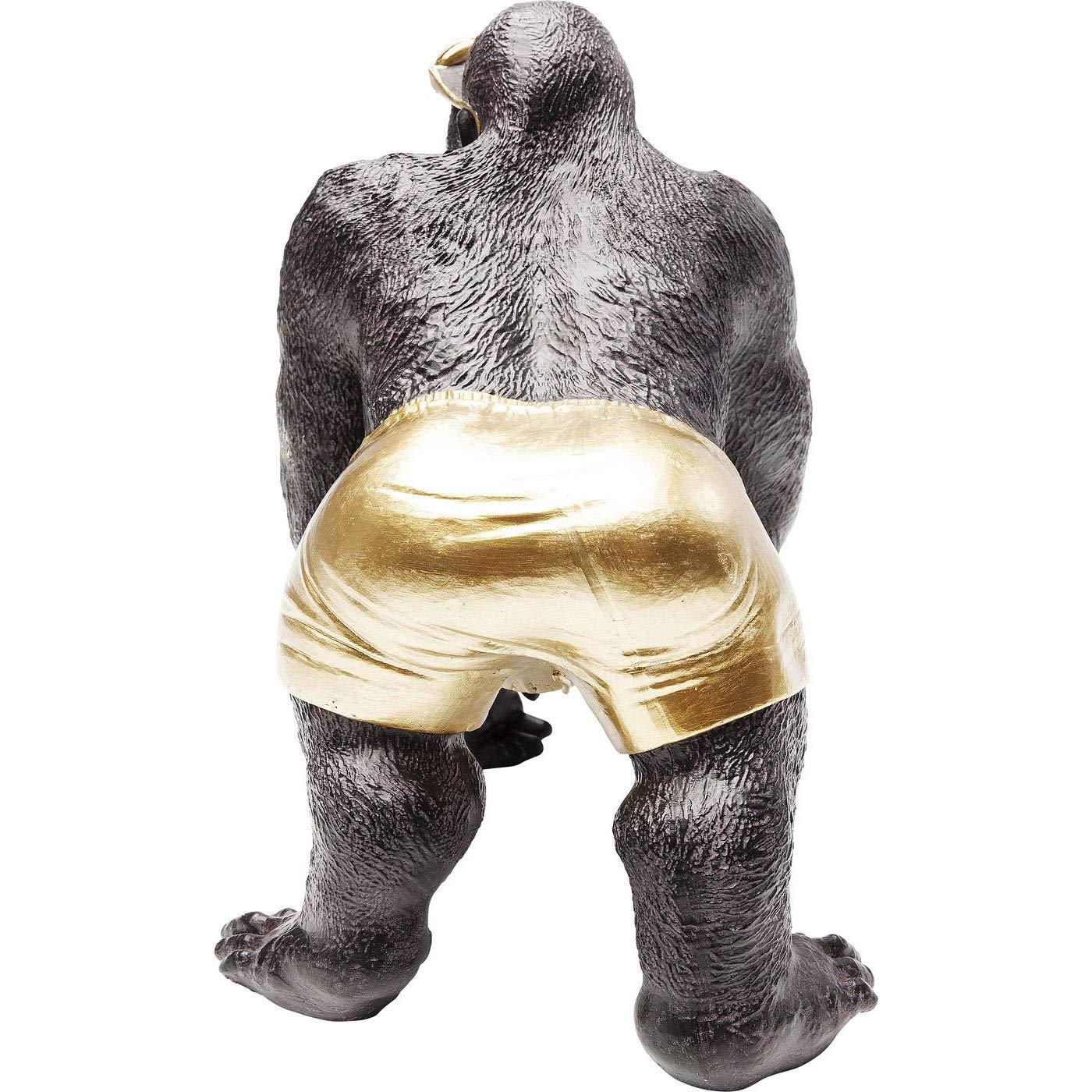 kare-design-monkey-beach-deko-objekt-affe-grau-schwarz-30x30x21-cm image 5
