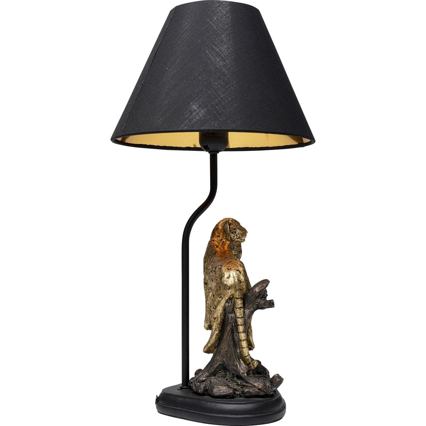 kare-design-tischlampe-relax-leopard-schwarz-gold-49-5x27-5x26-cm-dekoleuchte image 5
