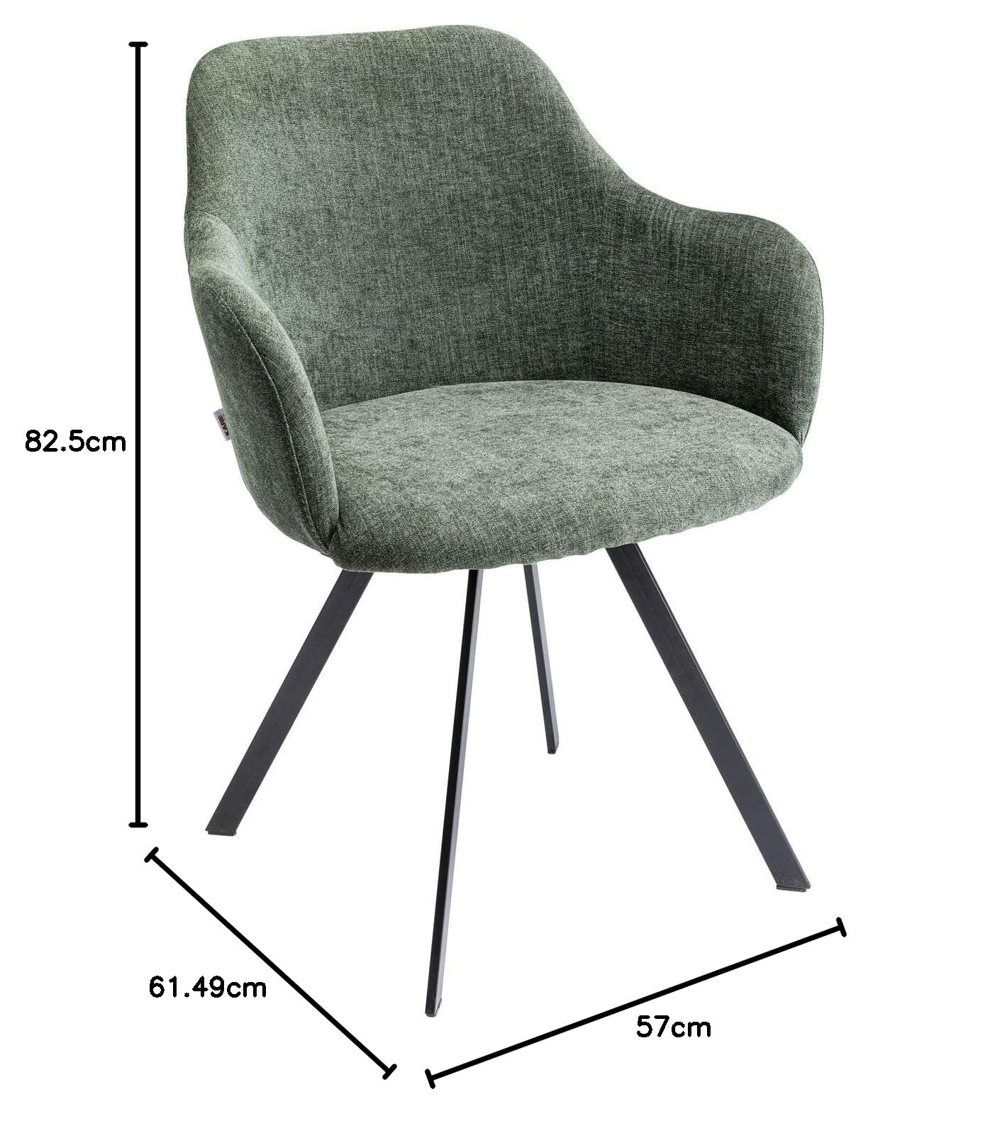 kare-design-drehstuhl-lady-loco-coco-gr-n-83x62x57-cm image 3