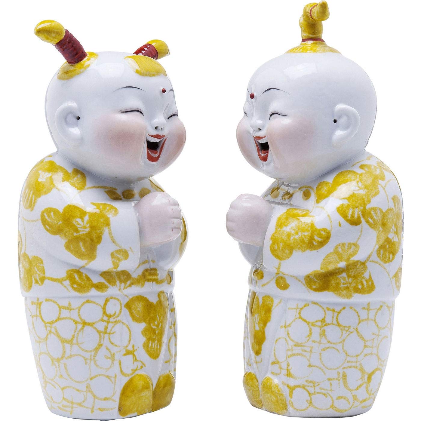 kare-design-dekofigur-happy-kids-2er-set-porzellan-asia-stil-handbemalt image 2