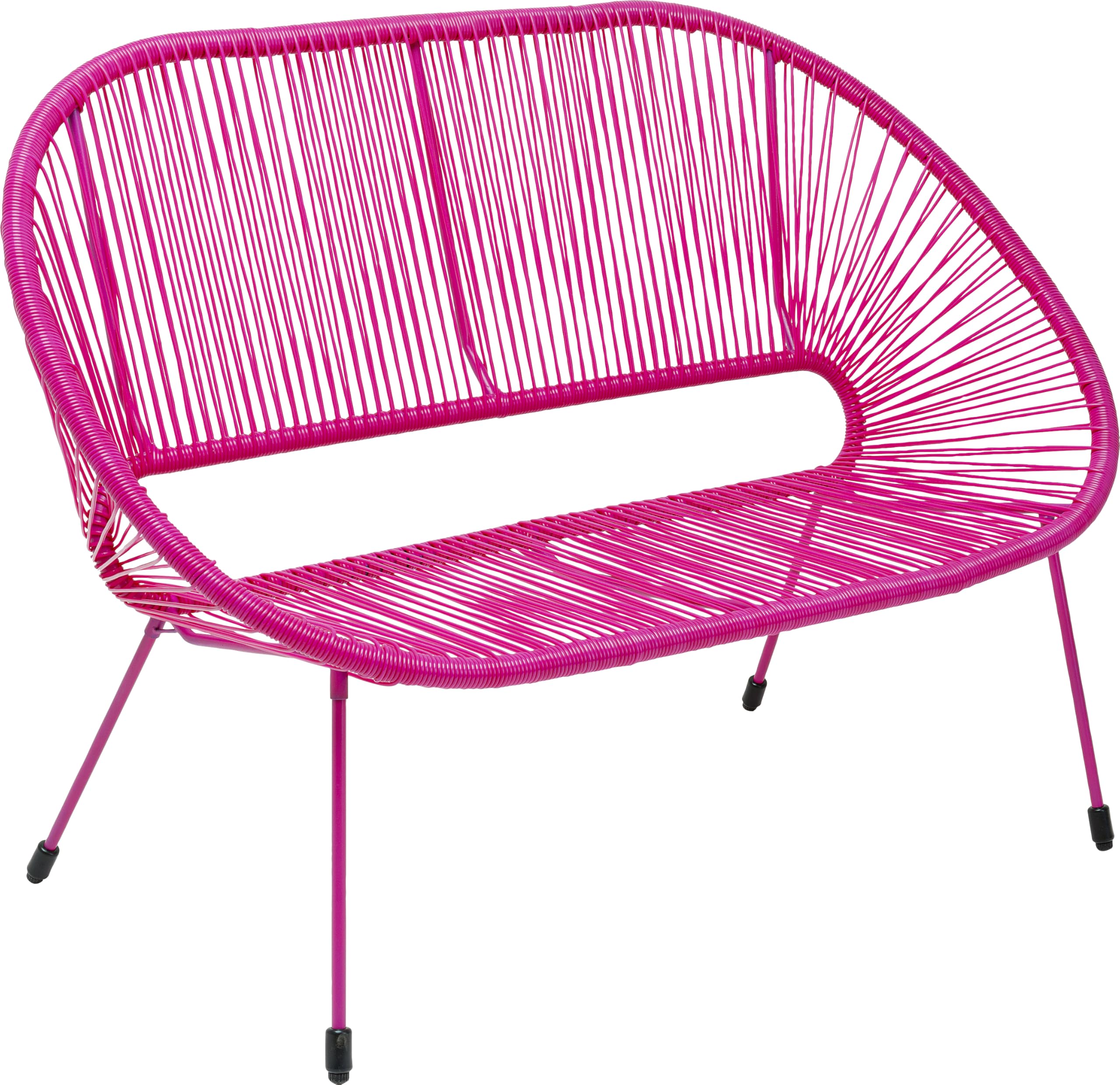 kare-design-bank-acapulco-mono-pink-121-cm-indoor-outdoor-sitzbank-2-personen image 4