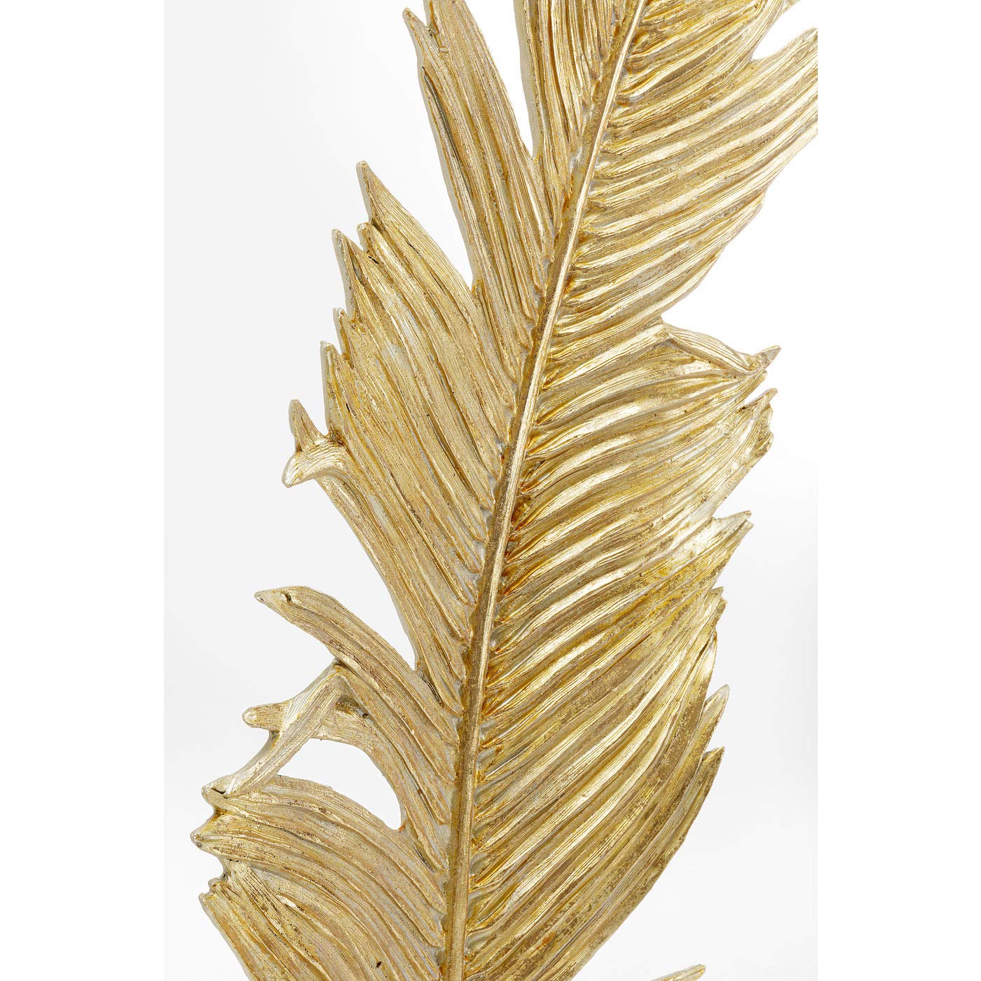 kare-design-deko-feather-two-147cm-feder-skulptur-stahl-gold-mit-polyresin-socke image 6