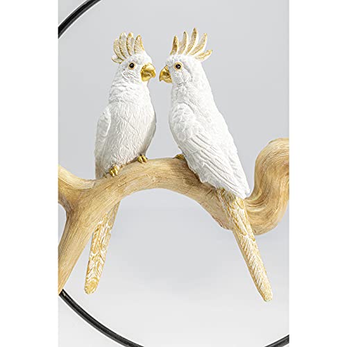 kare-design-objekt-parrots-in-love-35cm-wei-deko-papageienpaar-metall image 8