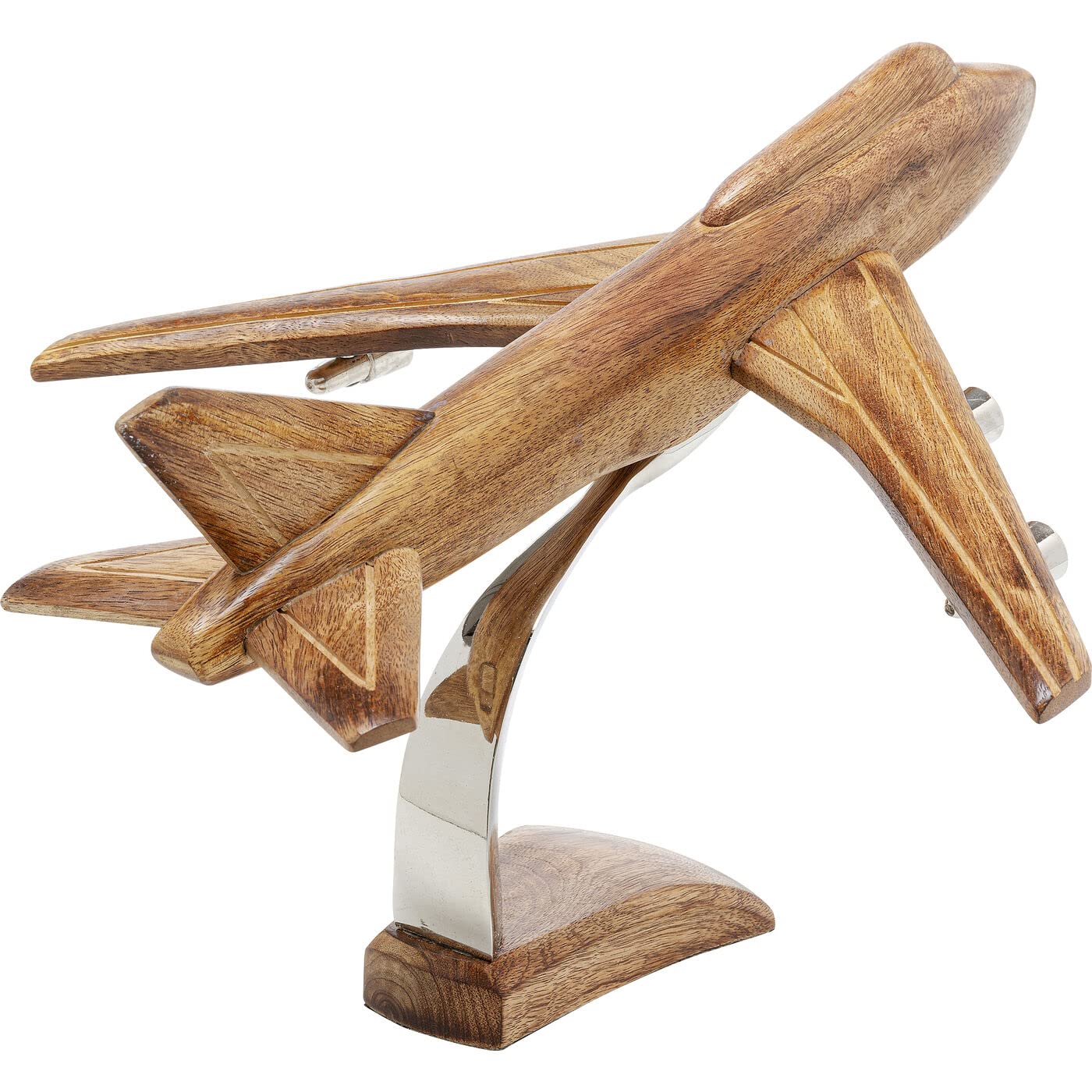 kare-design-deko-objekt-wood-plane-flugzeug-aus-mangoholz-25x37x39-cm image 3