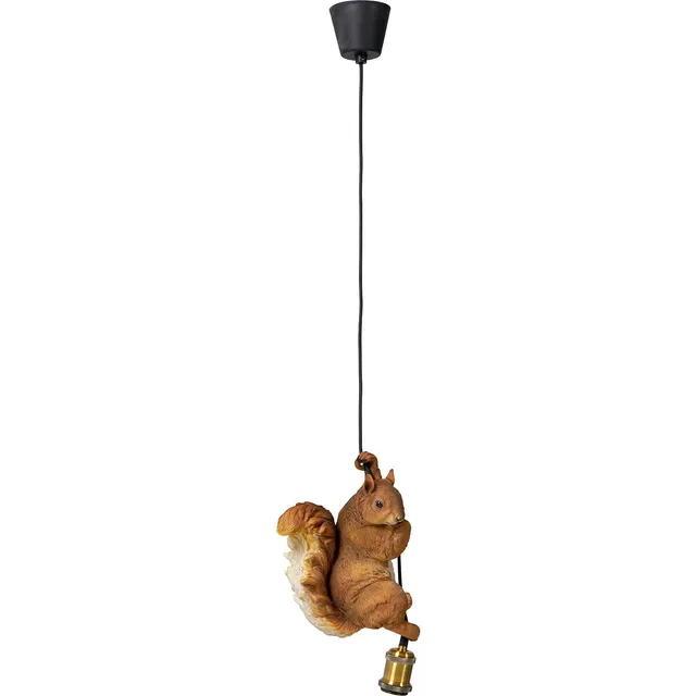 kare-design-animal-squirrel-h-ngeleuchte-pendelleuchte-gold-38x20x14-cm image 1