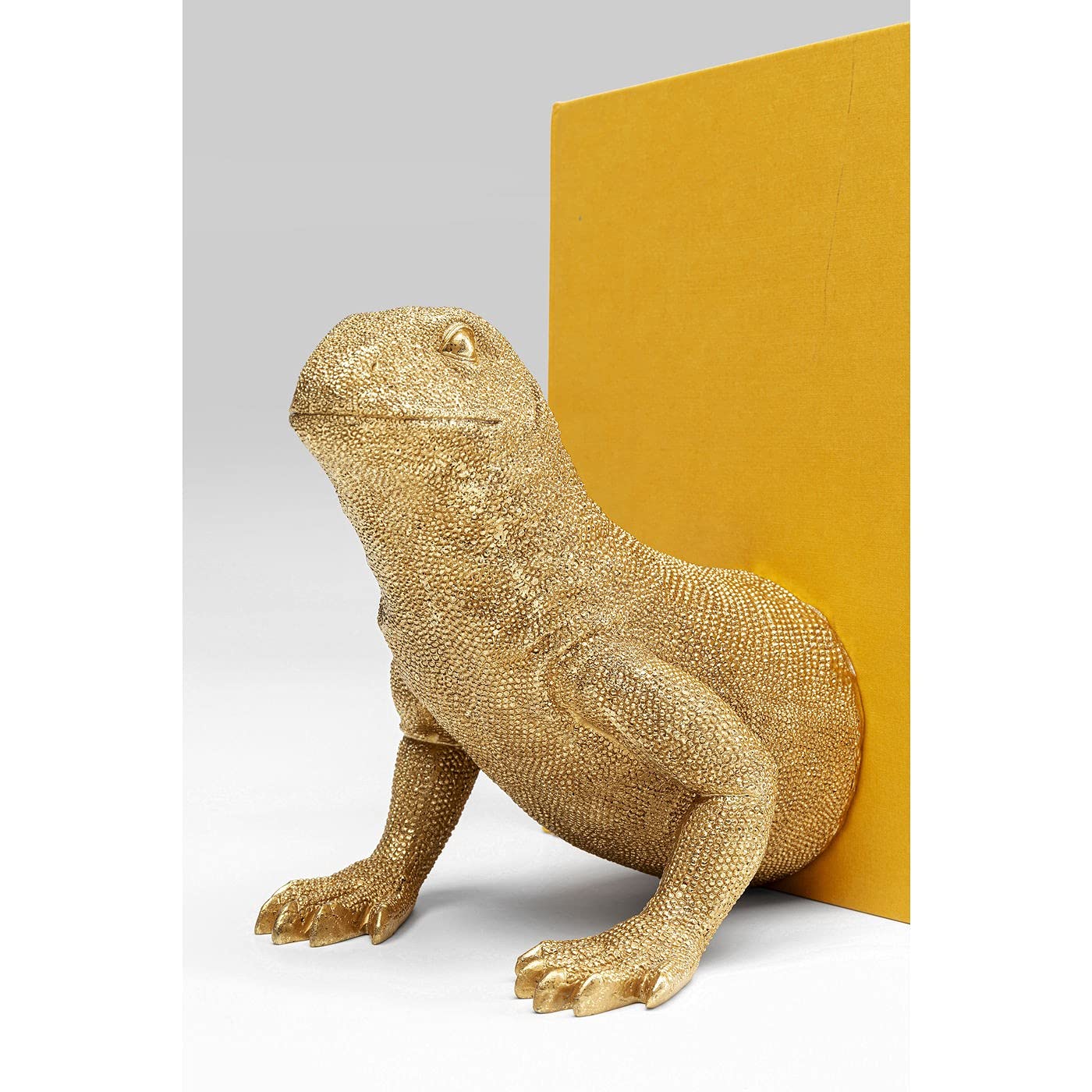 kare-design-buchst-tze-eidechse-gold-2er-set-kunststein-16-2x45x20cm image 3