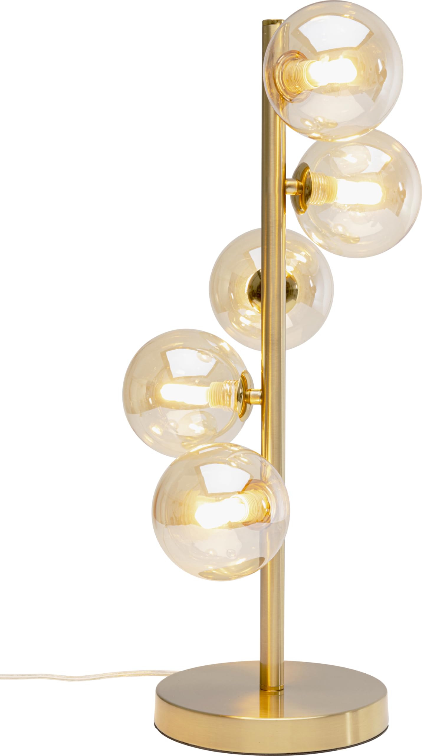 kare-design-tischleuchte-scala-balls-brass-gold-5x-g9-glas image 1