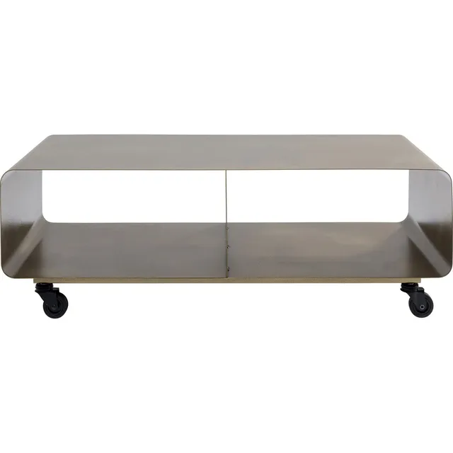 kare-design-tv-board-lounge-m-mobil-bronze-rollbares-lowboard-30x90x42-cm image 1