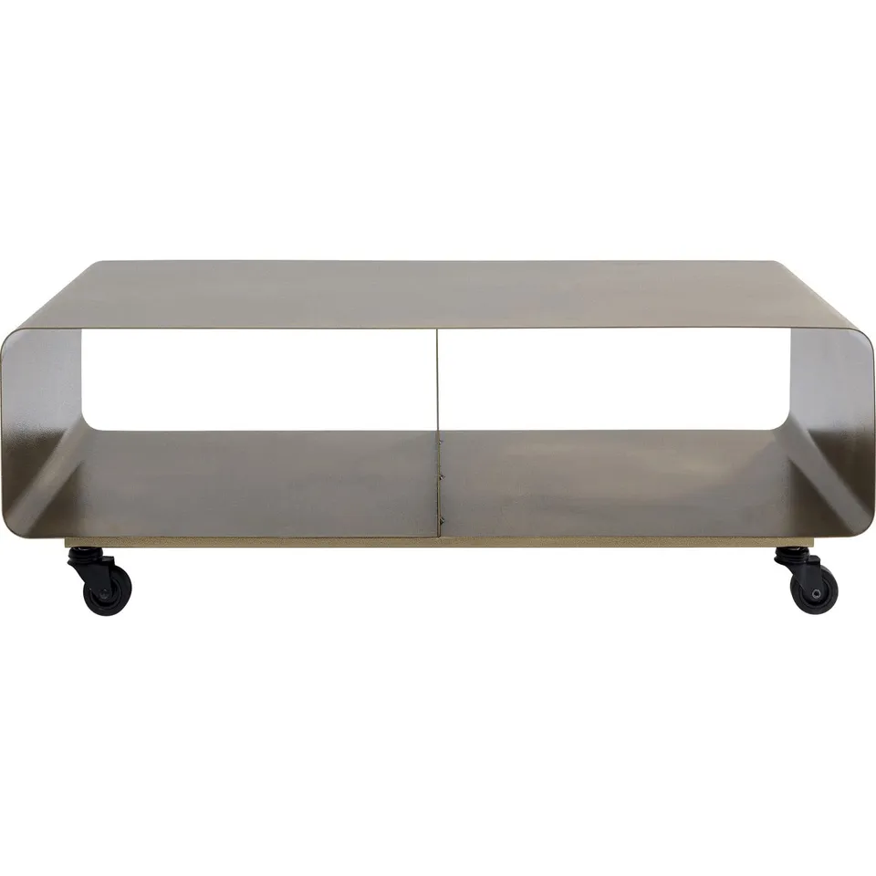 kare-design-tv-board-lounge-m-mobil-bronze-rollbares-lowboard-30x90x42-cm image 1
