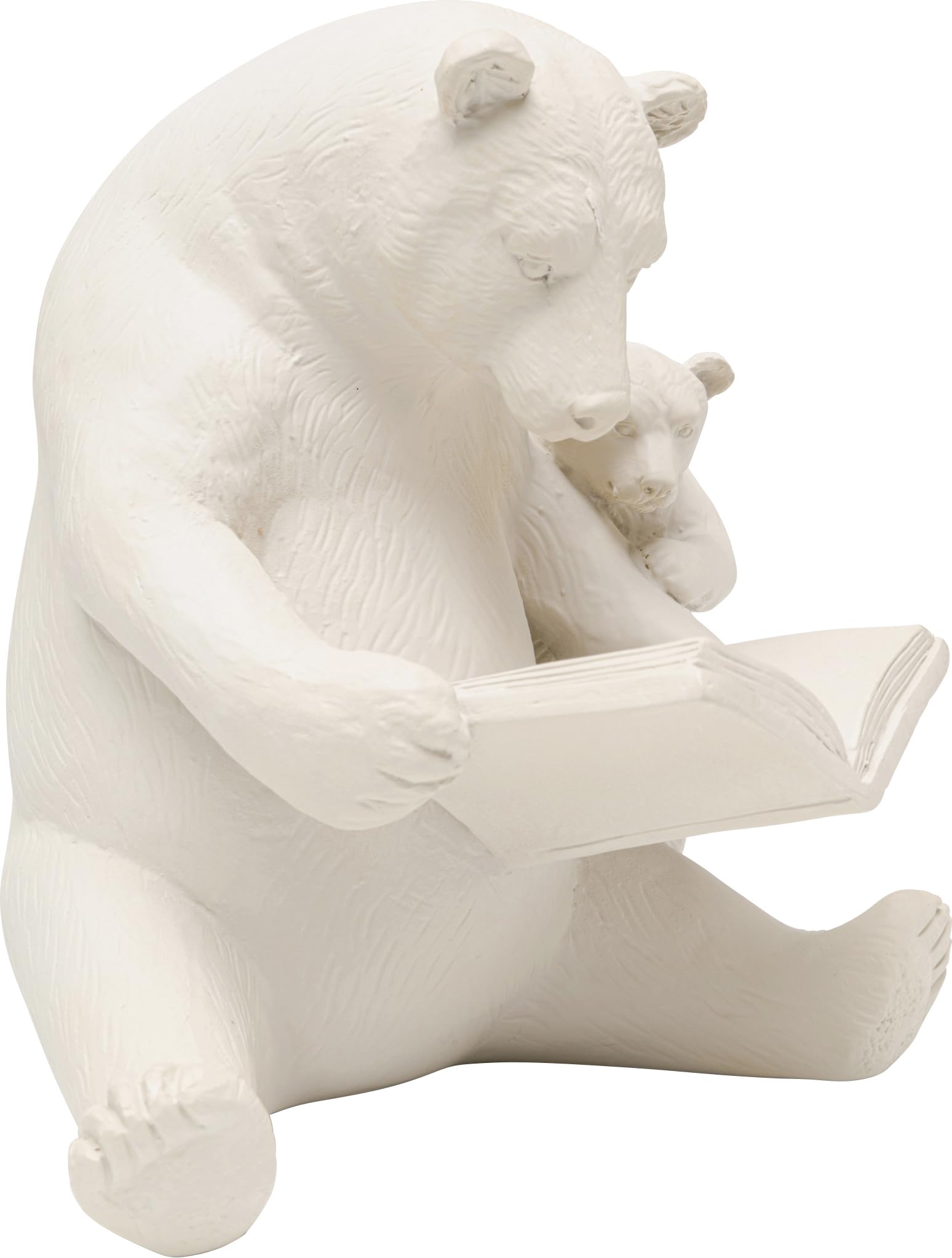 kare-design-reading-bears-deko-figur-greige-18x20x16-cm-b-ren-mit-buch-handgefer image 2