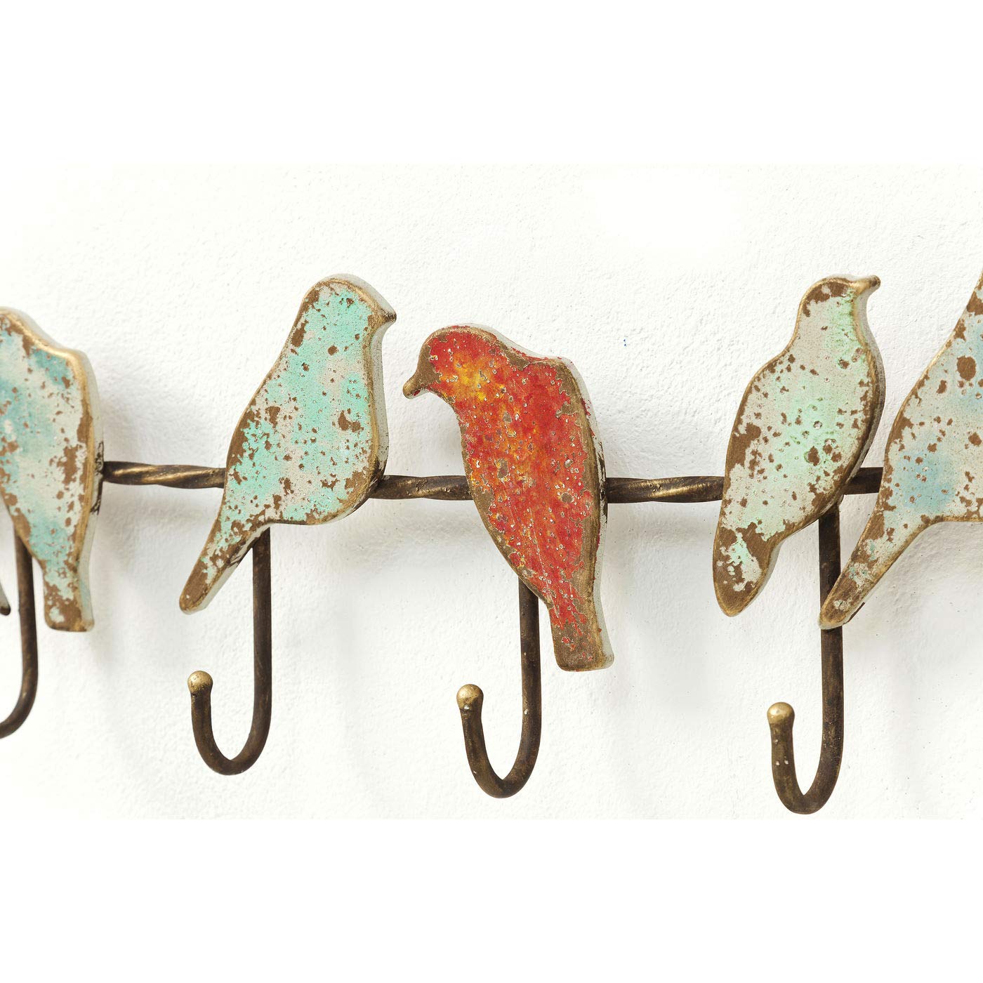 kare-design-bird-party-wandgarderobe-mit-8-haken-gr-n-rot-19x102x6-cm image 5