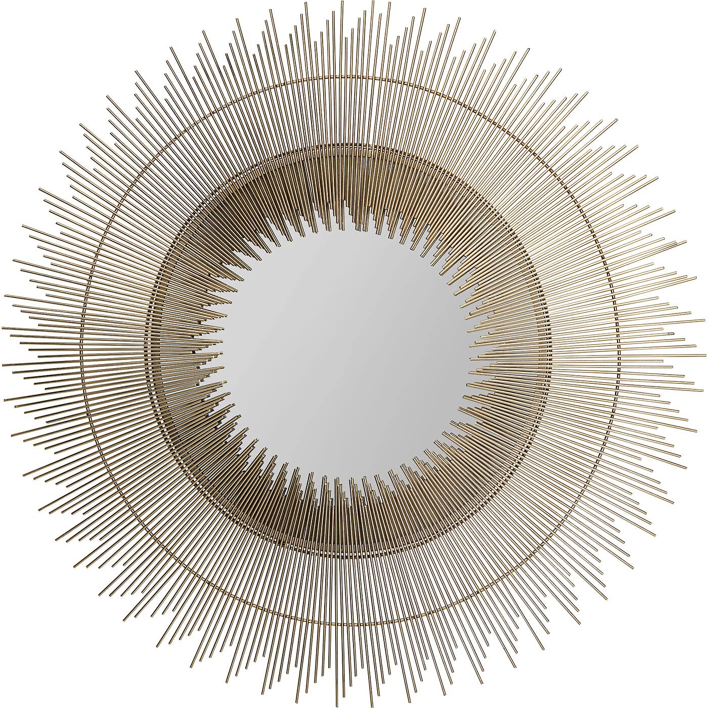 kare-design-wandspiegel-snowflake-102-cm-messing image 1
