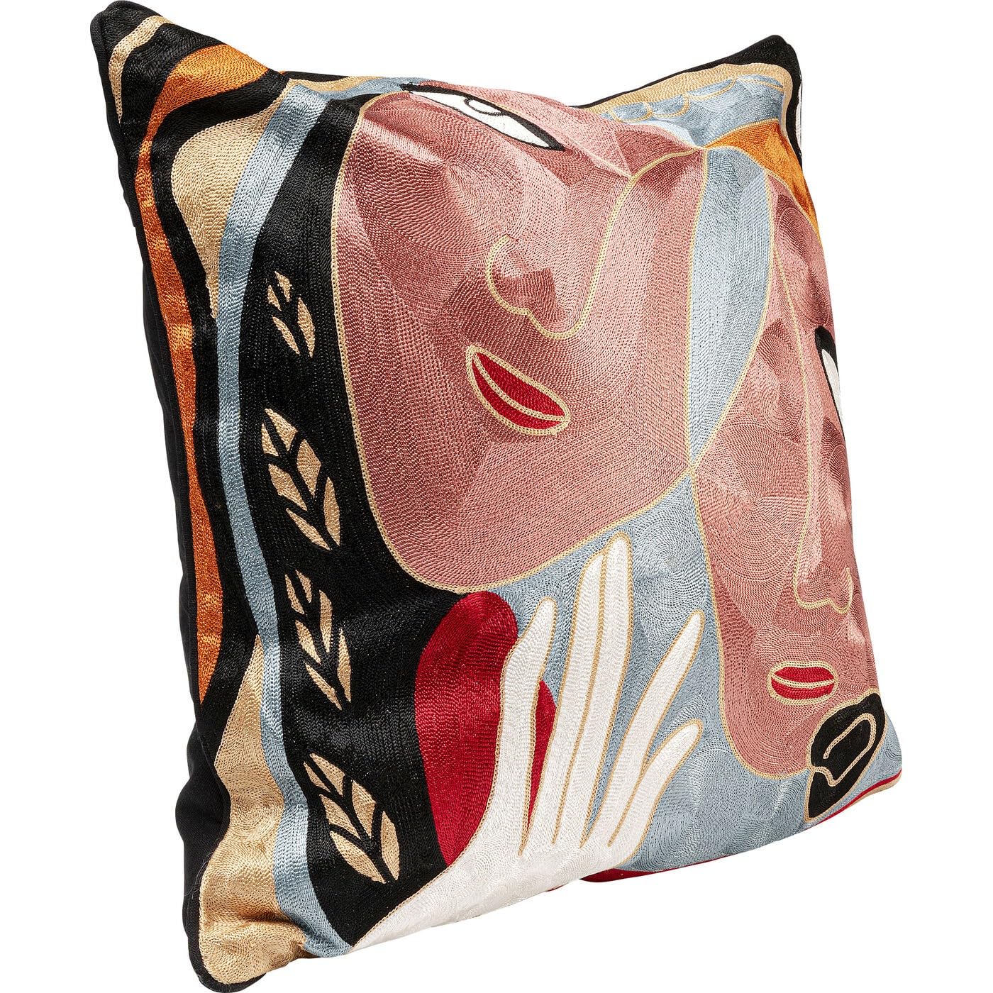 kare-design-art-line-two-face-kissen-mehrfarbig-50x50-cm-mit-reissverschluss-und image 4
