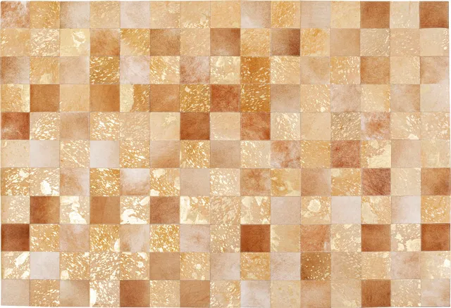 kare-design-teppich-vegas-fur-patchwork-240x170-cm-beige-braun-gold image 1