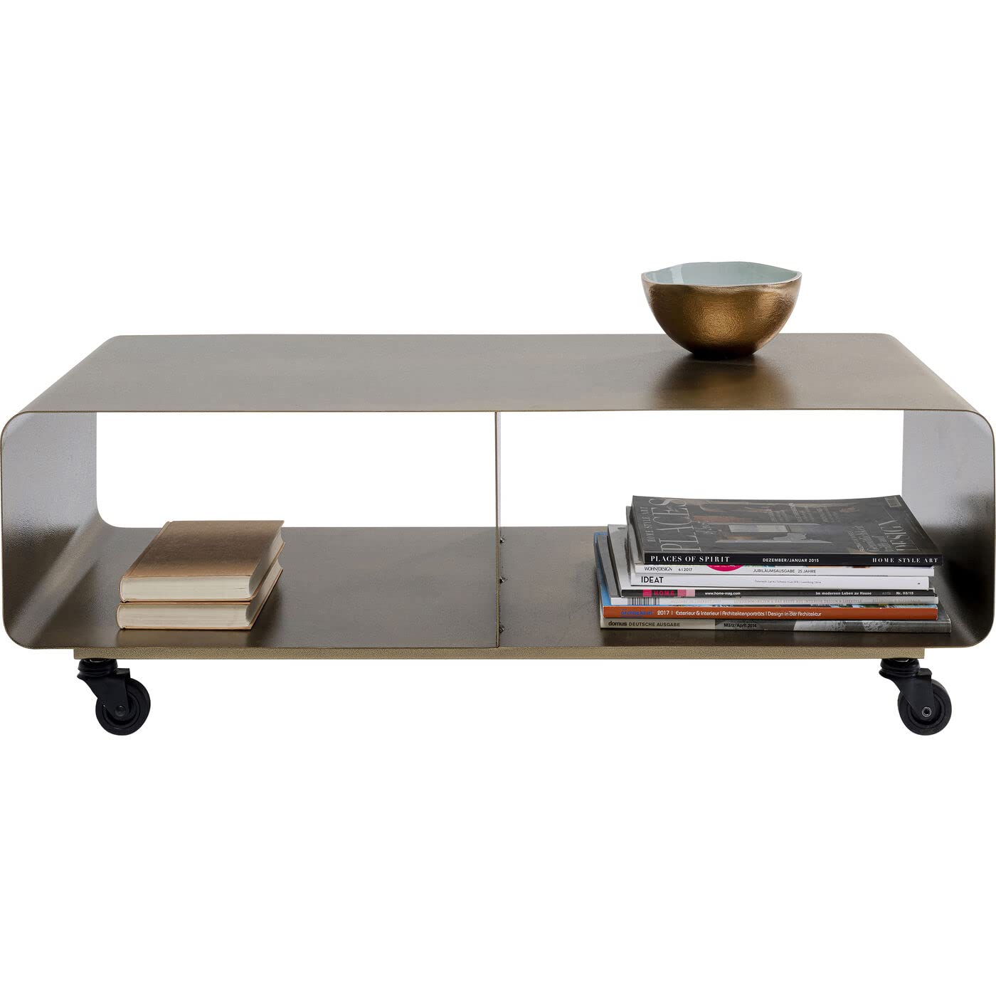 kare-design-tv-board-lounge-m-mobil-bronze-rollbares-lowboard-30x90x42-cm image 5