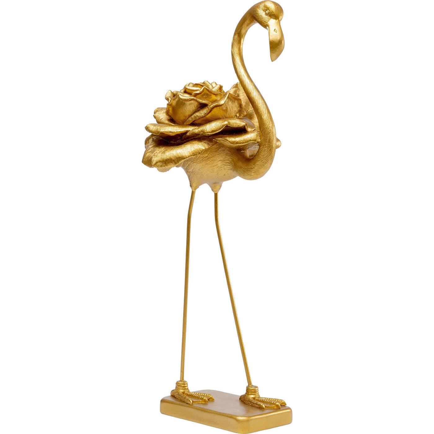 kare-design-rose-flamingo-deko-figur-gold-kunststein-63-cm image 3