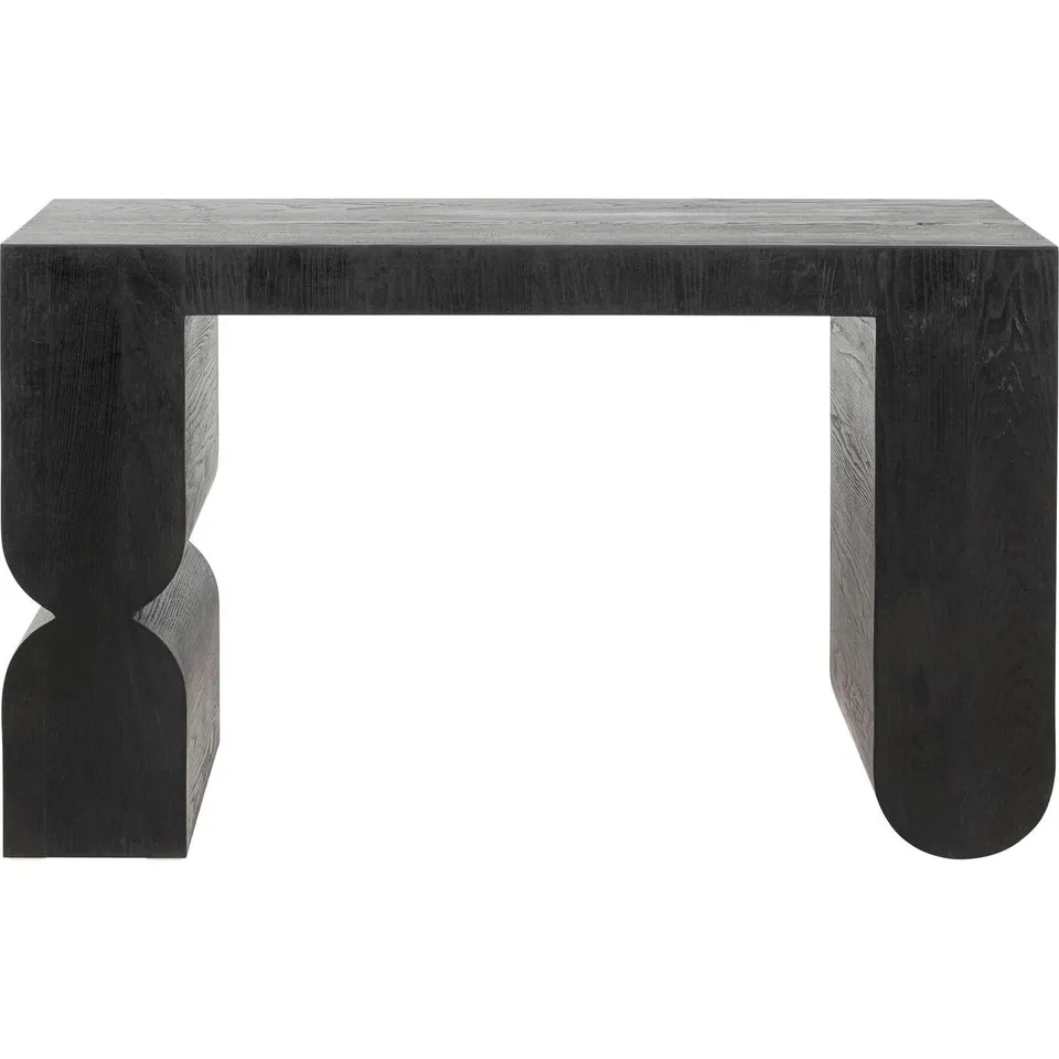 kare-design-konsole-curve-schwarz-eschenholz-120-cm-unikat image 1