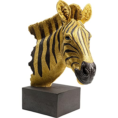 kare-design-objekt-zebra-gold-35cm-zebra-kopf-polyresin-35x17x45-5cm image 6