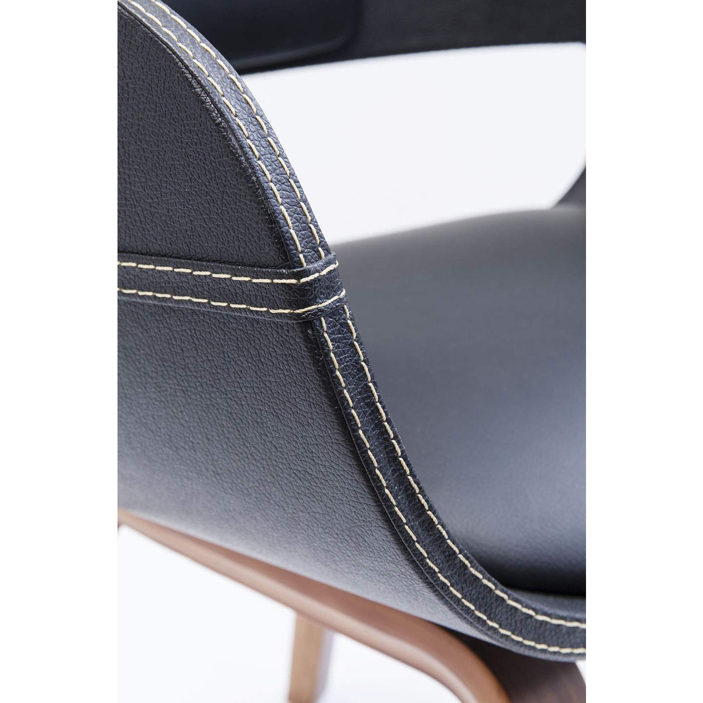 kare-design-costa-stuhl-walnut-b-rostuhl-esszimmerstuhl-braun-schwarz image 4