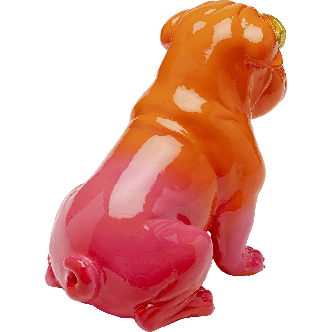 kare-design-deko-figur-fashion-dog-orange-17x11x20-cm image 3