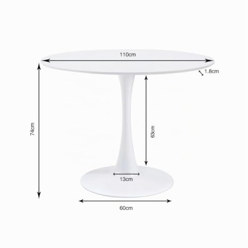 kare-design-schickeria-tisch-rund-schwarz-marmor-optik-d110-cm image 8
