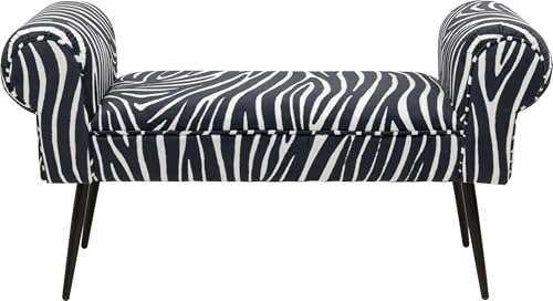 kare-design-bank-wing-zebra-sitzbank-polsterbank-grau-100x35x54-cm image 5