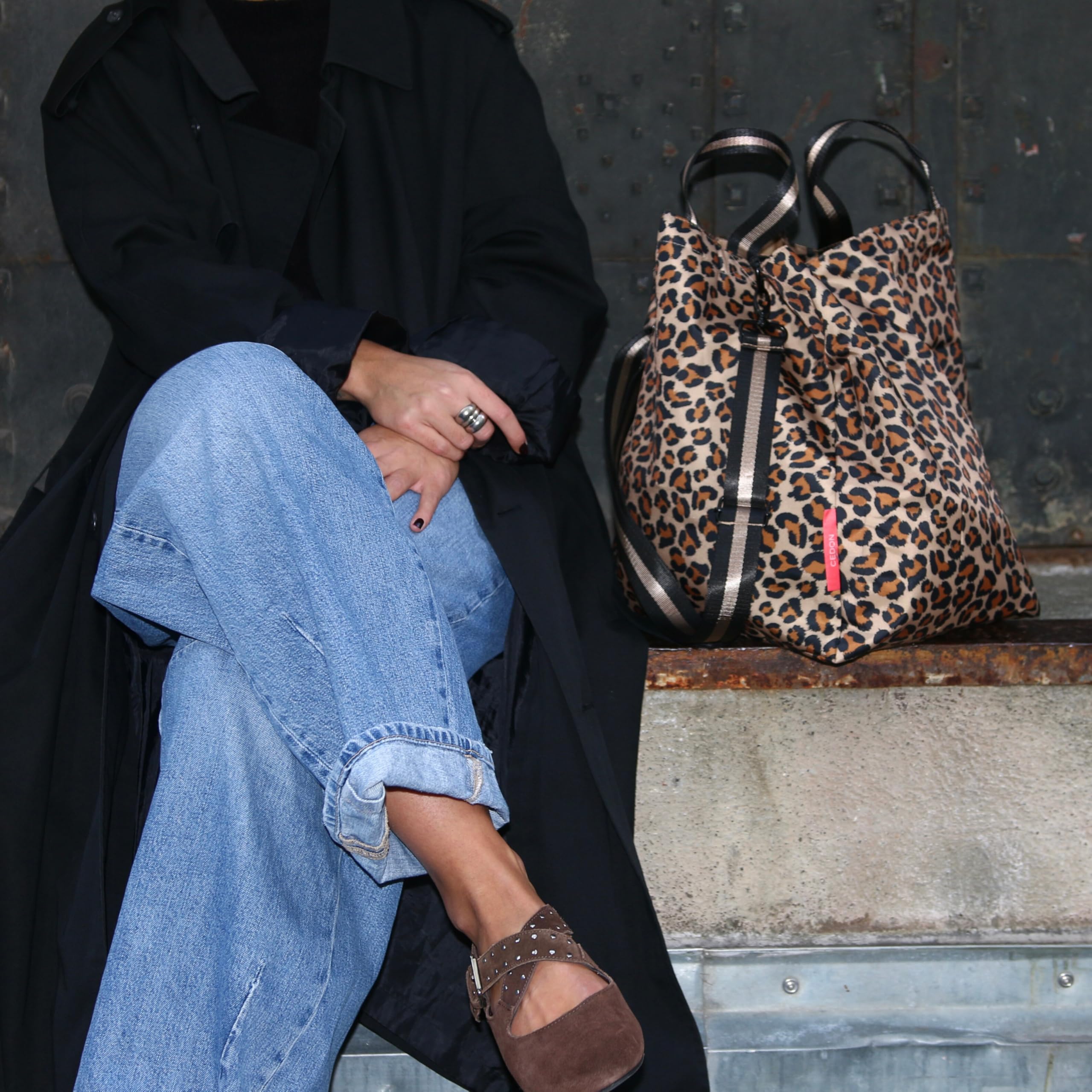 cedon-easy-shopper-bag-leo-shopper-tasche-34-x-38-x-24-cm image 2
