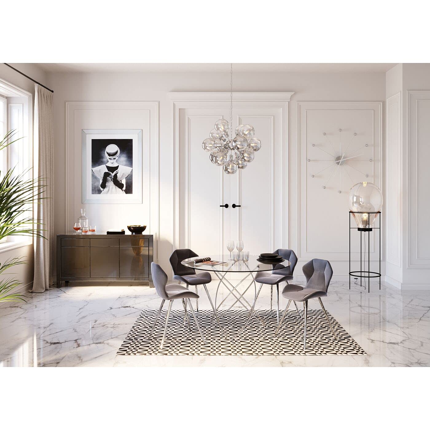 kare-design-stehleuchte-pear-frame-schwarz-158-cm image 3
