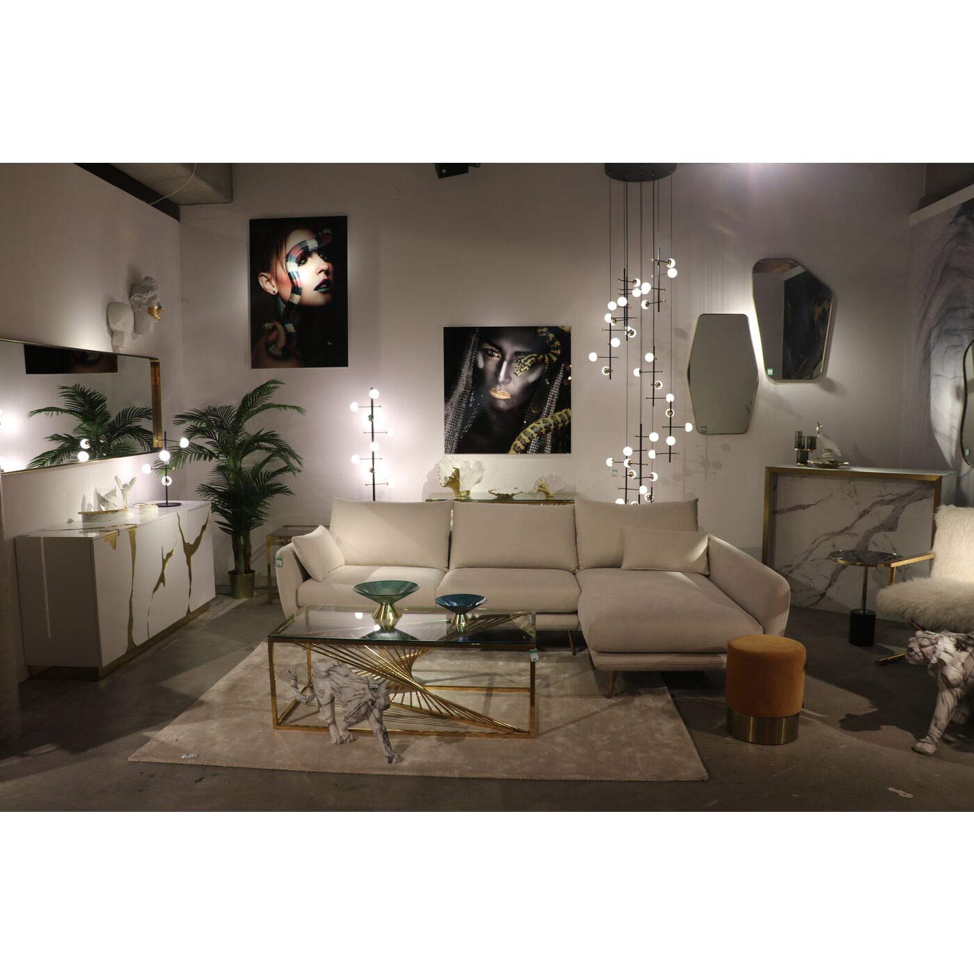 kare-design-leopard-marble-deko-figur-wei-grau-34x95x18-cm image 2