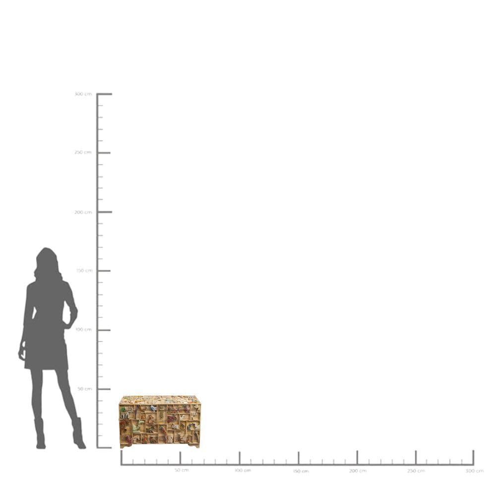 kare-design-truhe-zoo-81x47x42-cm-aufbewahrungstruhe-mango-massivholz-tiermotive image 3