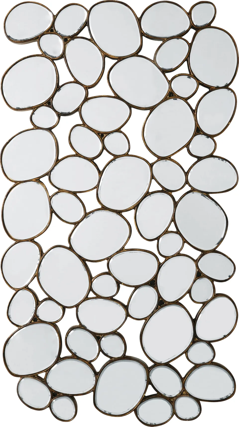 kare-design-spiegel-water-drops-copper-wandspiegel-135x78x3-5cm image 1