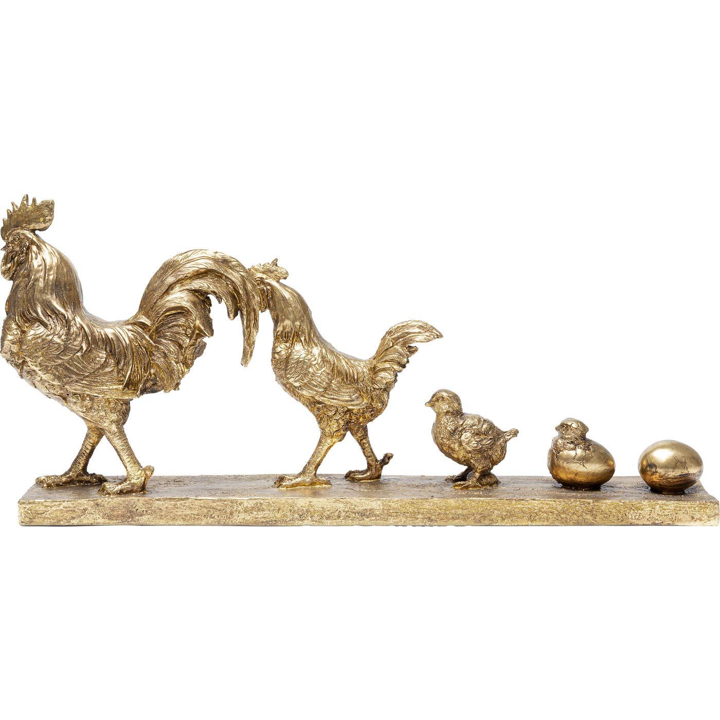 kare-design-deko-objekt-chicken-evolution-gold-27-5x57-5x11-cm image 4