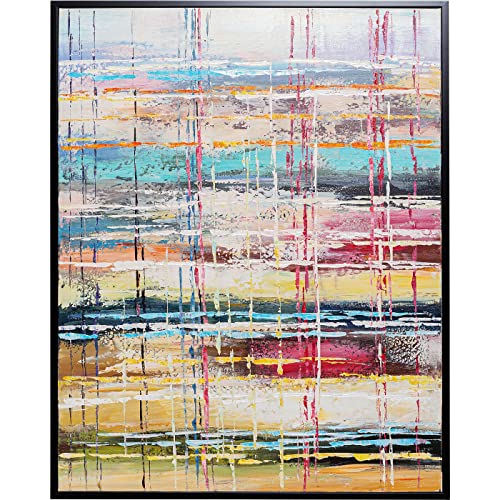 kare-design-orizzonte-bild-mit-rahmen-bunt-80x100cm image 6