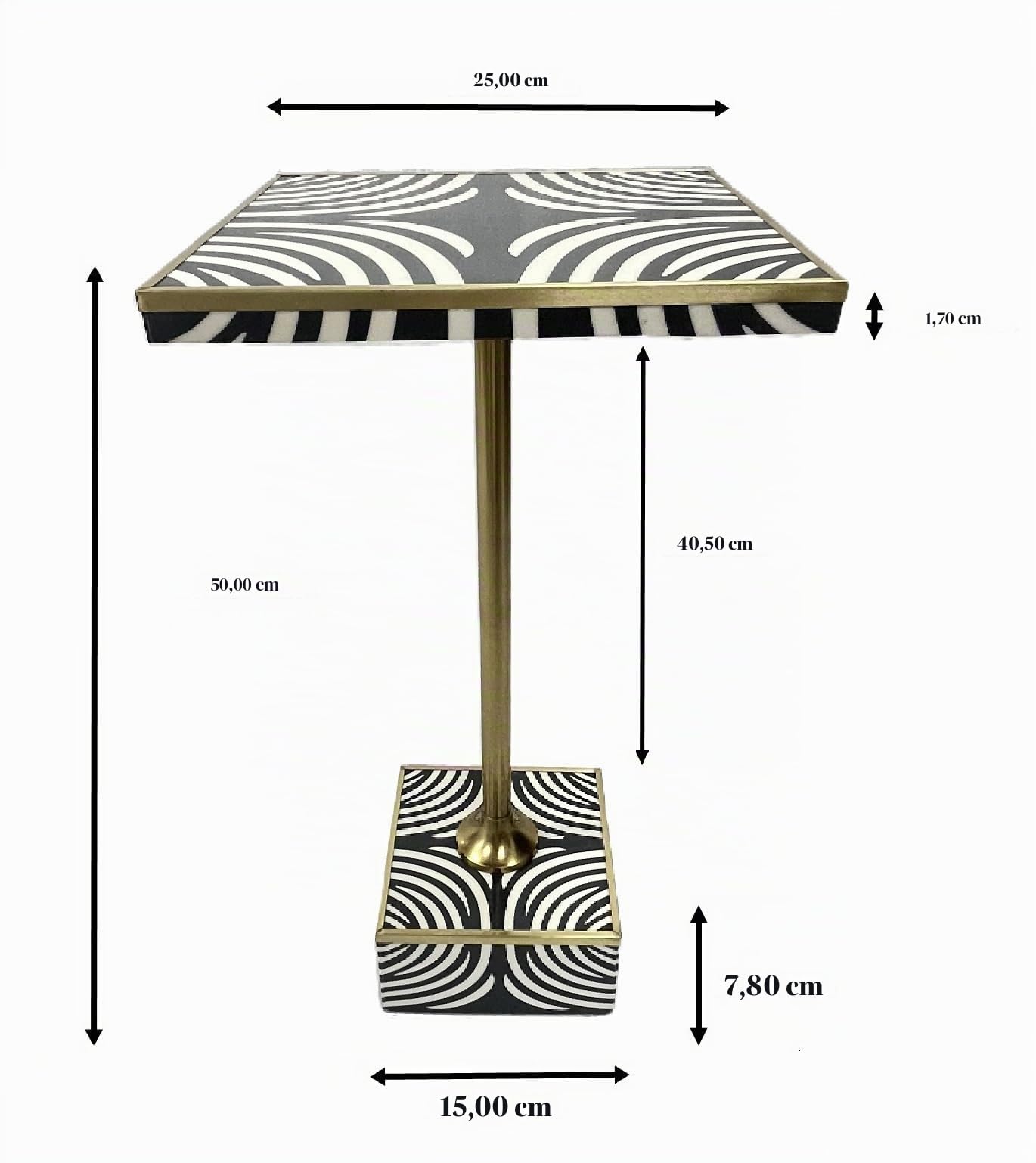 kare-design-beistelltisch-zebra-schwarz-wei-25x25-cm image 3