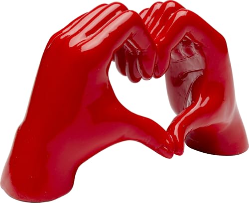 kare-design-deko-objekt-heart-hands-rot-12x20x8-cm image 8