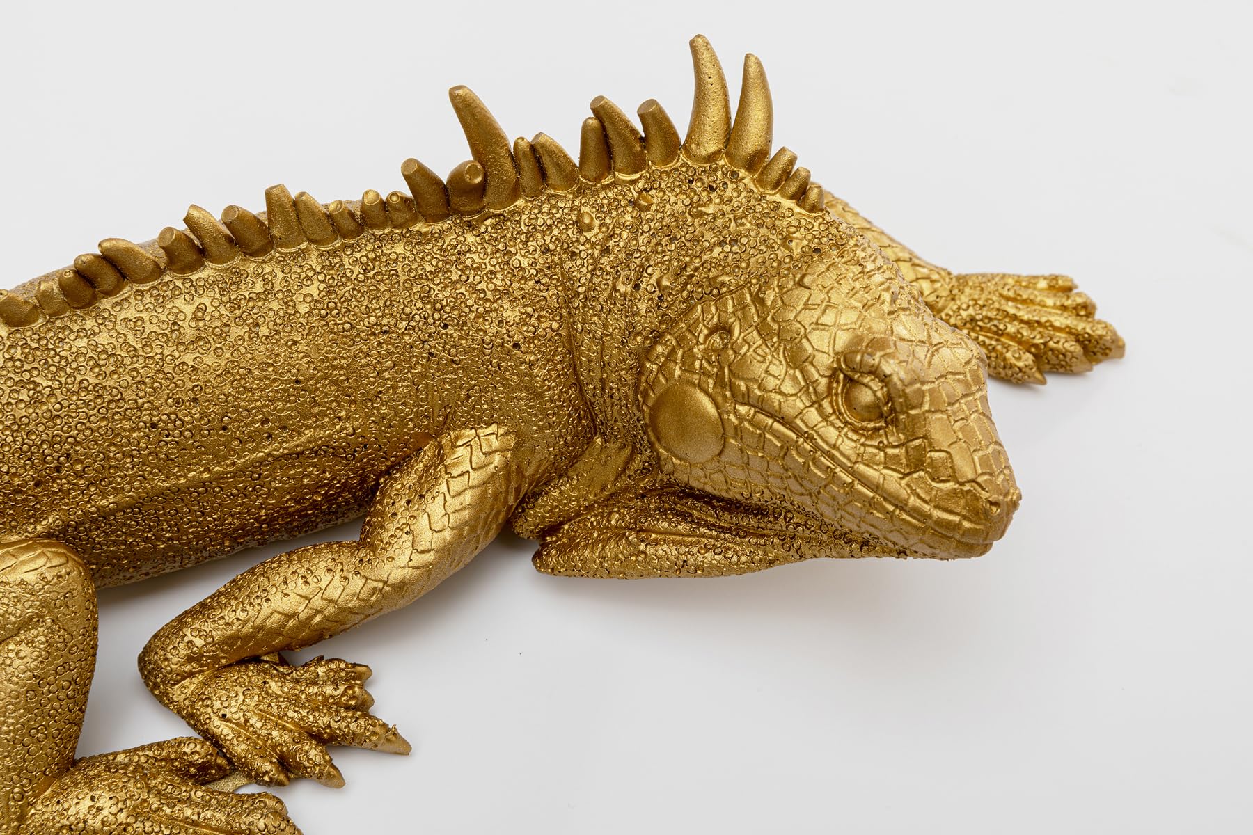 kare-design-wandobjekt-lizard-gold-31x11-cm-echse-wanddeko-polyresin image 4