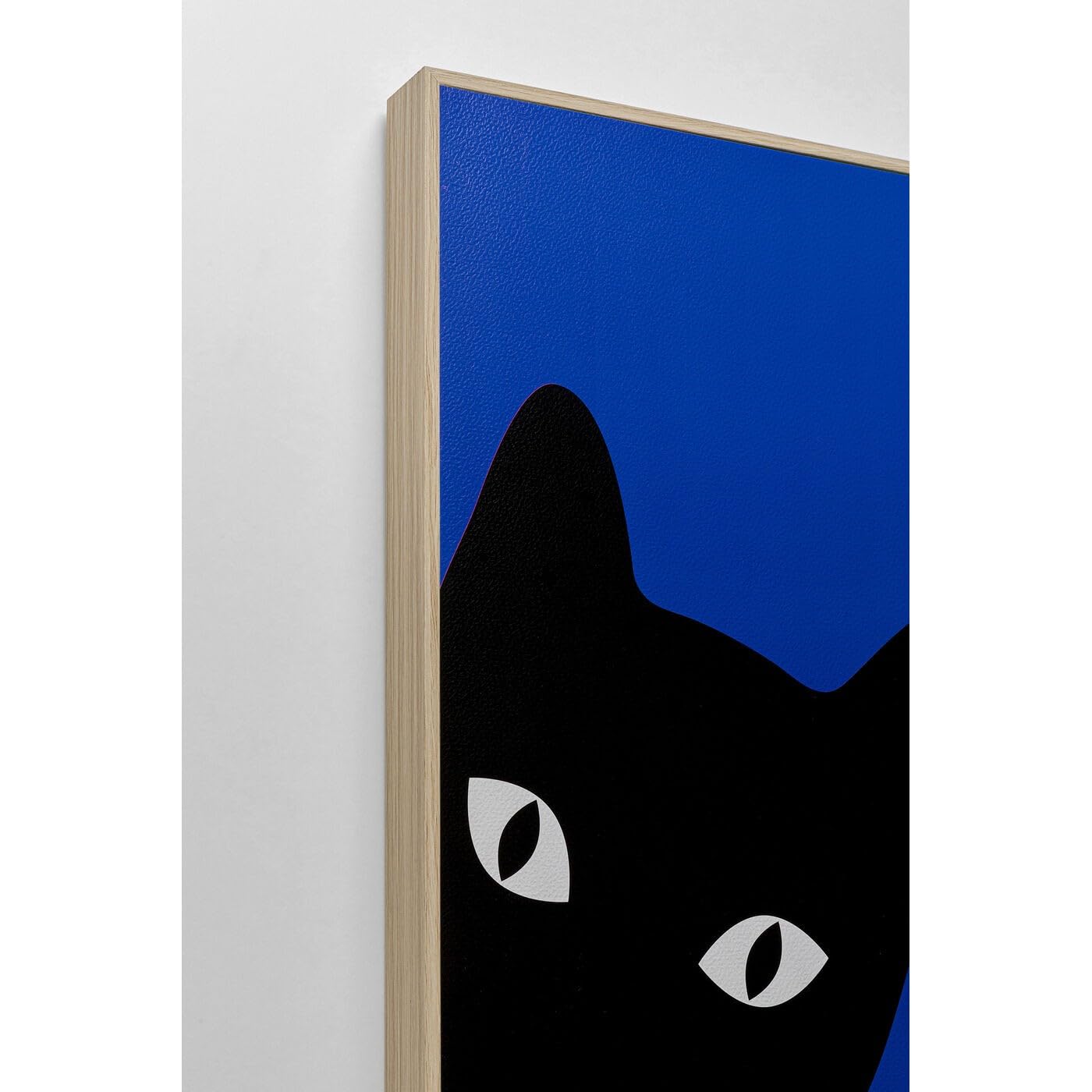 kare-design-ciao-gatto-wandbild-2er-set-blau-schwarz-60x40x3-cm image 4