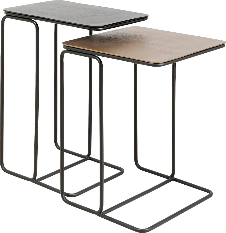 kare-design-beistelltisch-diego-bronze-messing-2er-set-nachttisch-stahl image 1